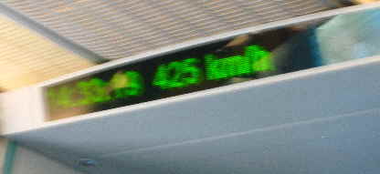 Geschwindigkeit Transrapid