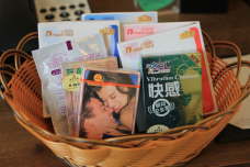 Neber dem Bett im Hotel